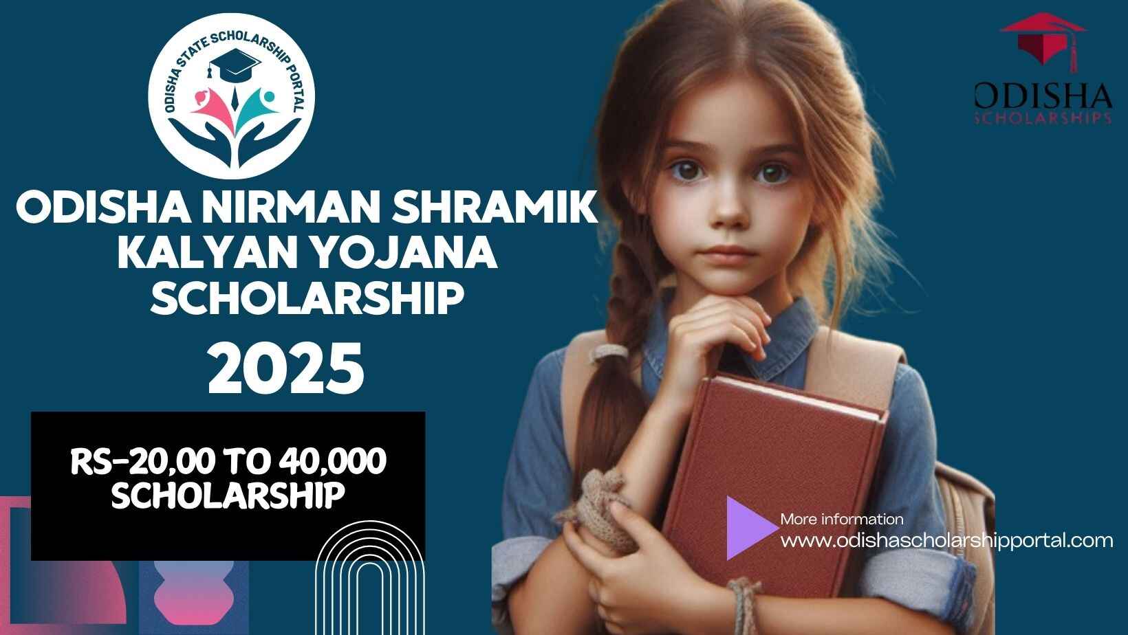 Odisha Nirman Shramik Kalyan Yojana scholarship 2025